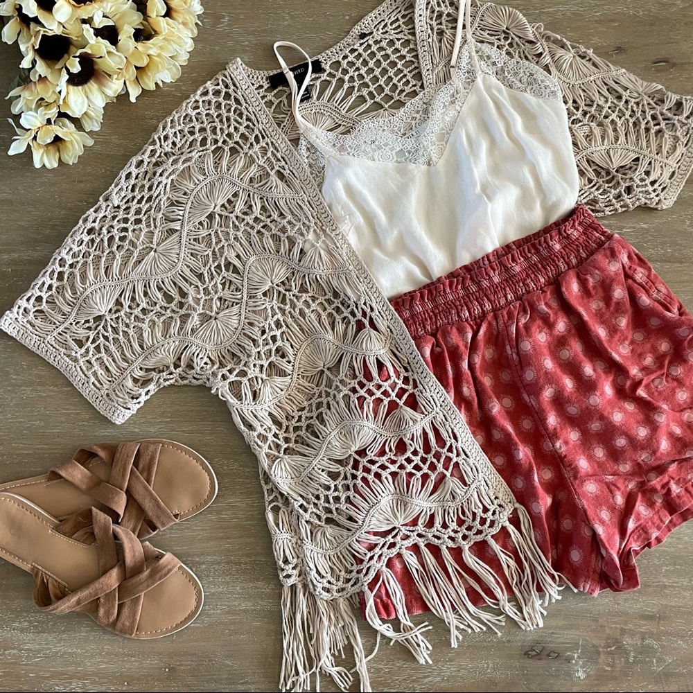Forever 21 Macrame Cardigan